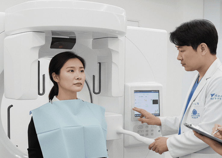 인상 채득 및 3D CT 촬영